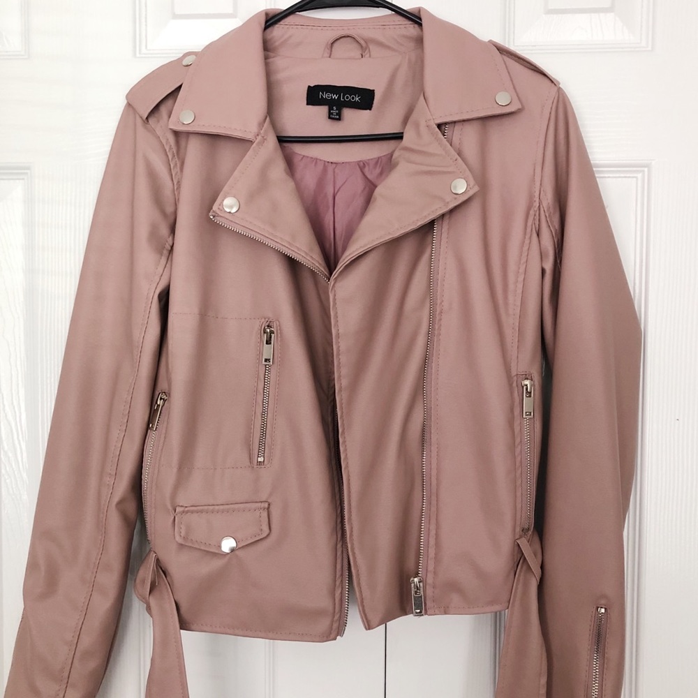 Pink Leather Jacket